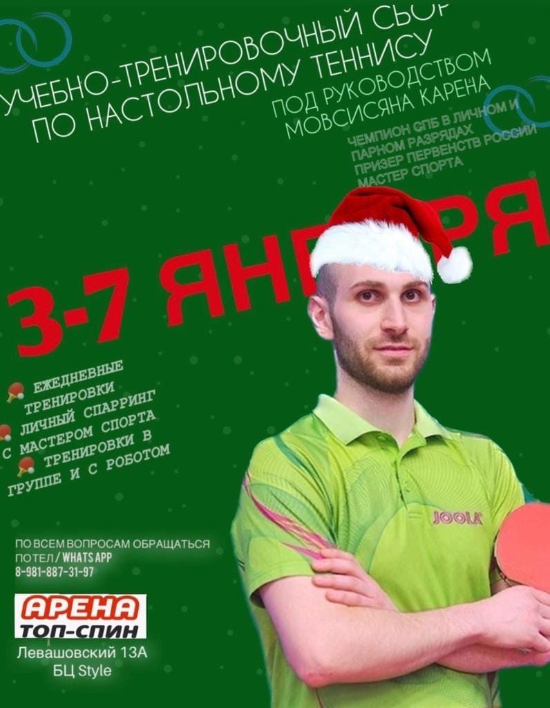 Учебно тренировочные сборы 3 января 2023 года Место: Россия, Санкт-Петербург, Левашовский проспект, 13  