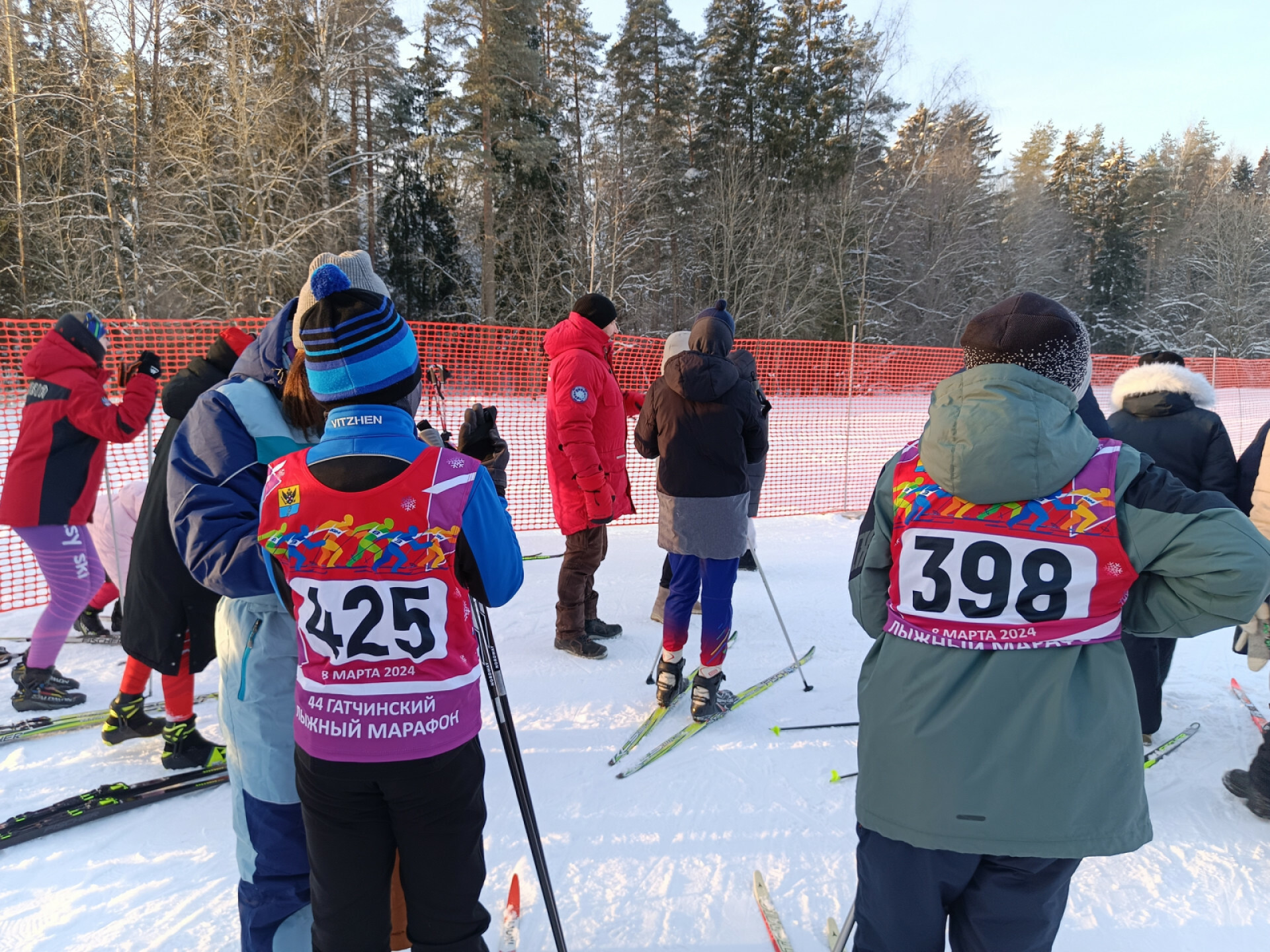 В Гатчине прошли лыжные соревнования, приуроченные к празднованию Татьяниного дня 25 января 2026 года 