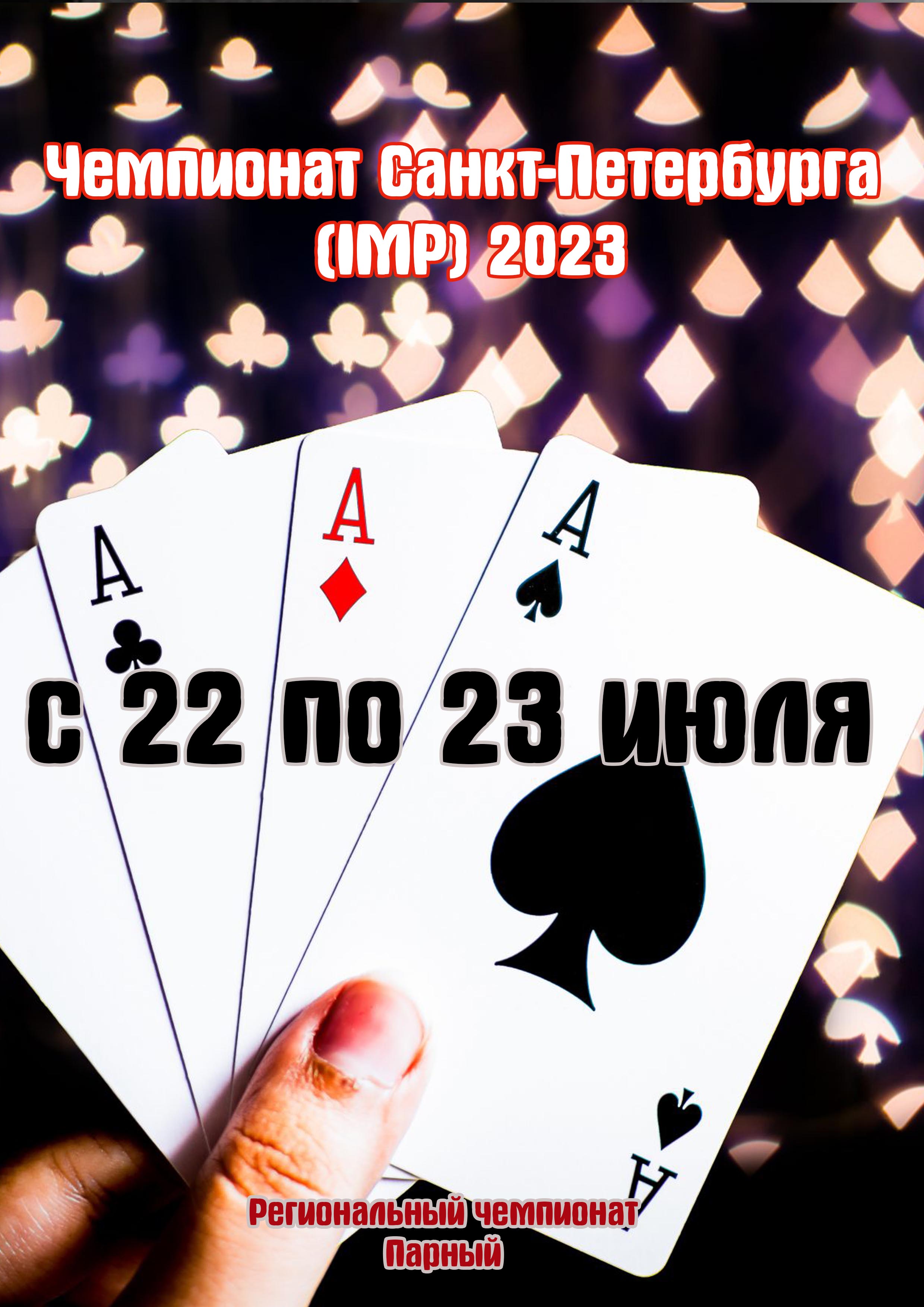 Чемпионат Санкт-Петербурга (IMP) 2023 22  липня
 2023  рік
 