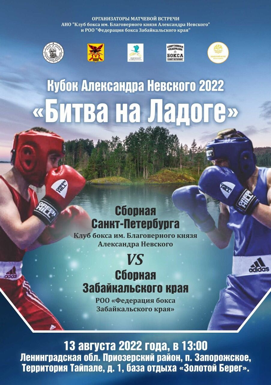 Кубок Александра Невского 2022 «Битва на Ладоге» 13 августа 2022 года 