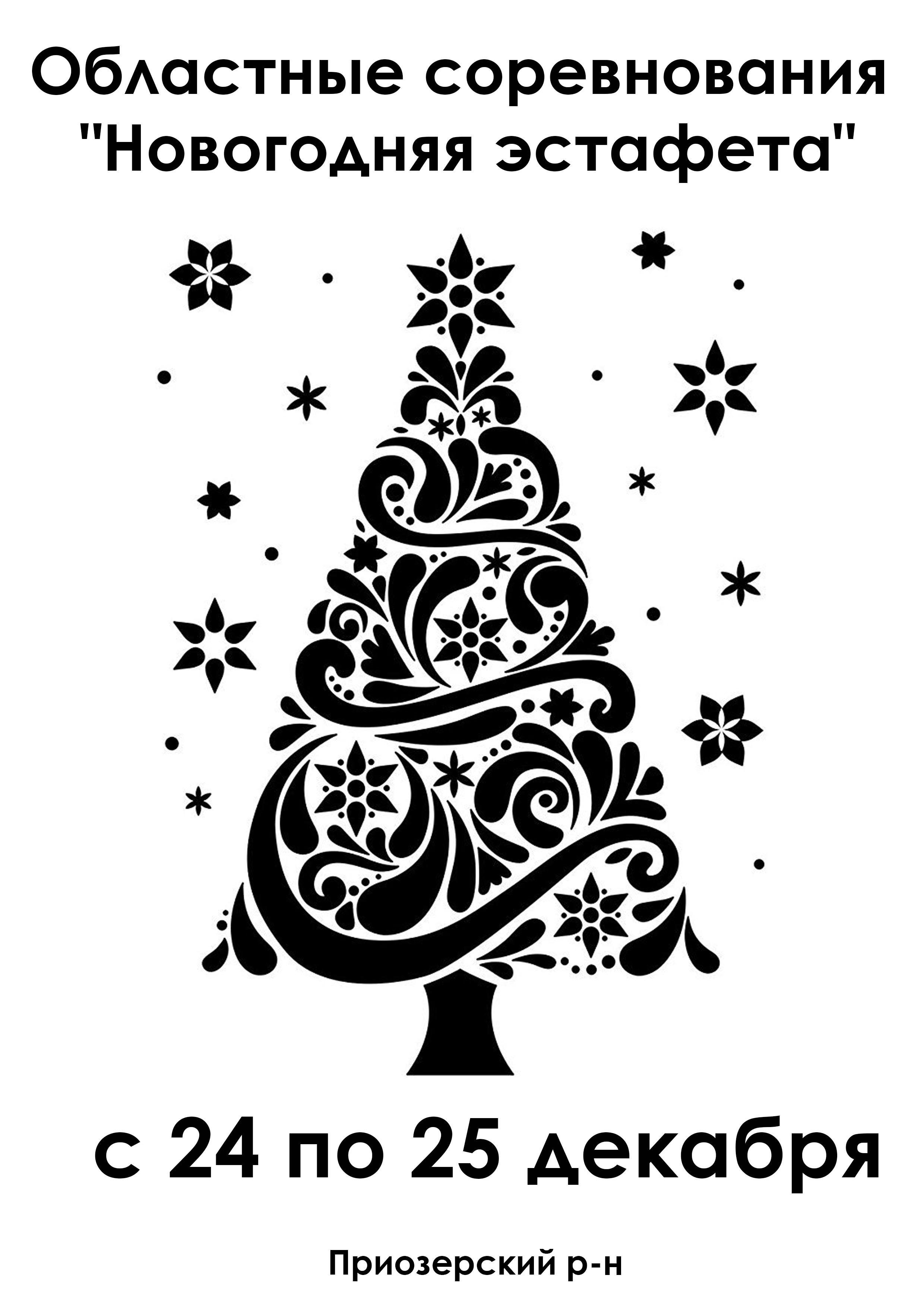 Областные соревнования "Новогодняя эстафета" 24 декабря 2022 года 