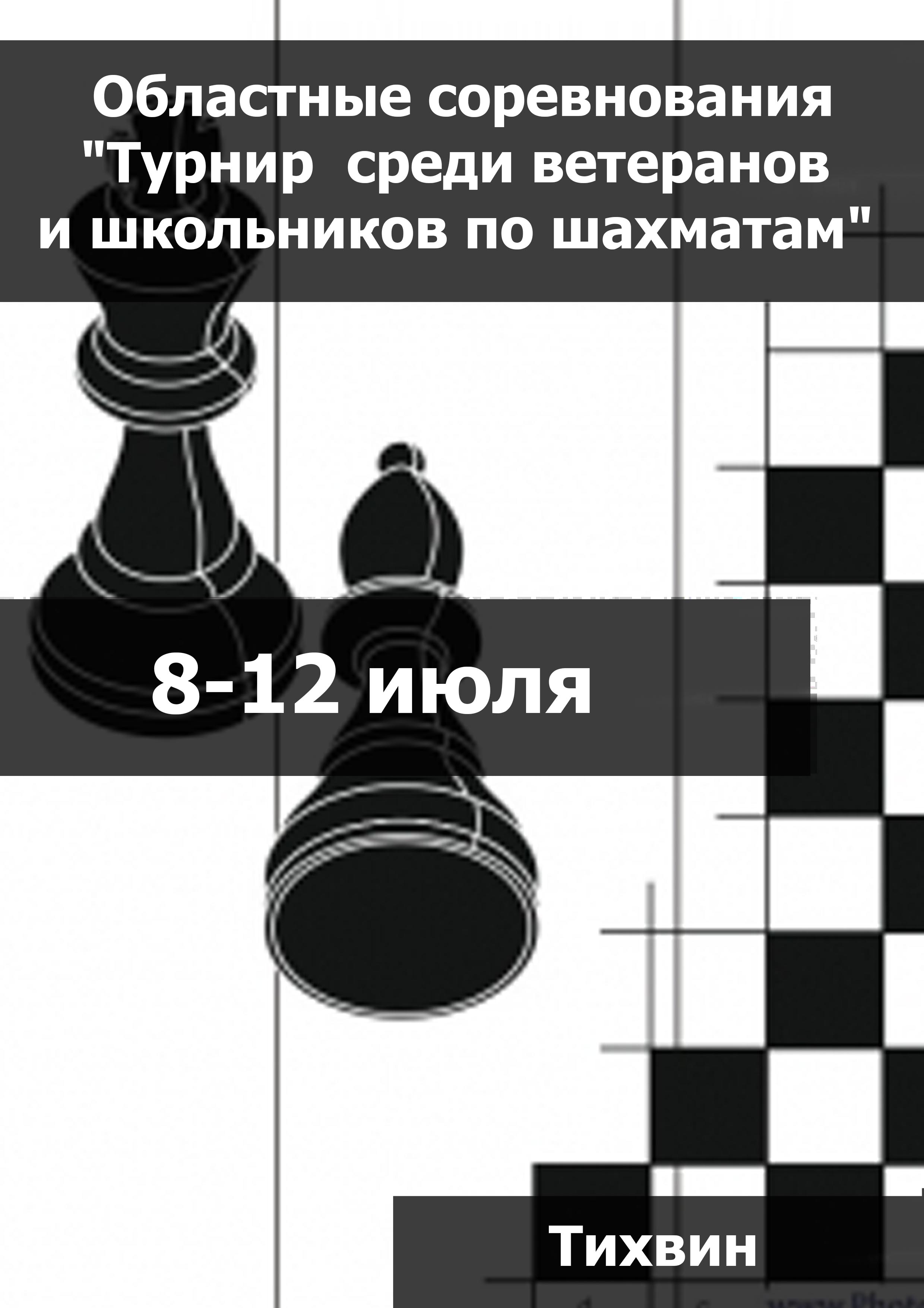 Областные соревнования "Турнир среди ветеранов и школьников по шахматам" 8  července
 2023  rok
 