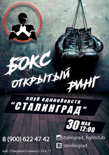 ОТКРЫТЫЙ РИНГ ПО БОКСУ 30 мая  30  2022 г.