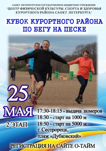 2 этап Кубка Курортного района по бегу на песке 25  2022 г.