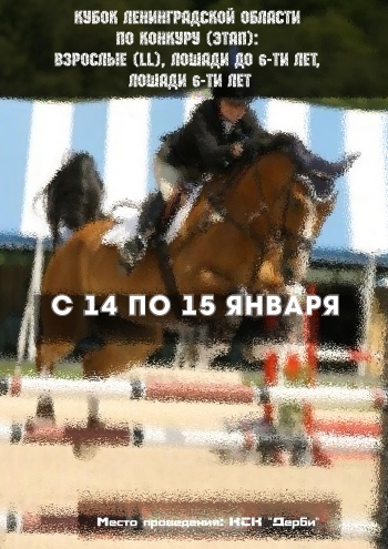 Кубок Ленинградской области по конкуру (этап): взрослые (LL), лошади до 6-ти лет, лошади 6-ти лет 14 января 2023 года